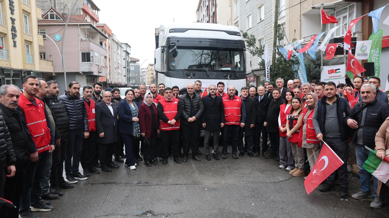 Çayırova’dan Gazze’ye kardeşlik eli uzandı