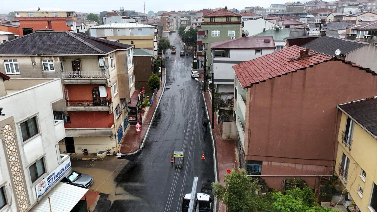 Darıca Mevlana Caddesi’nde üstyapı tamam
