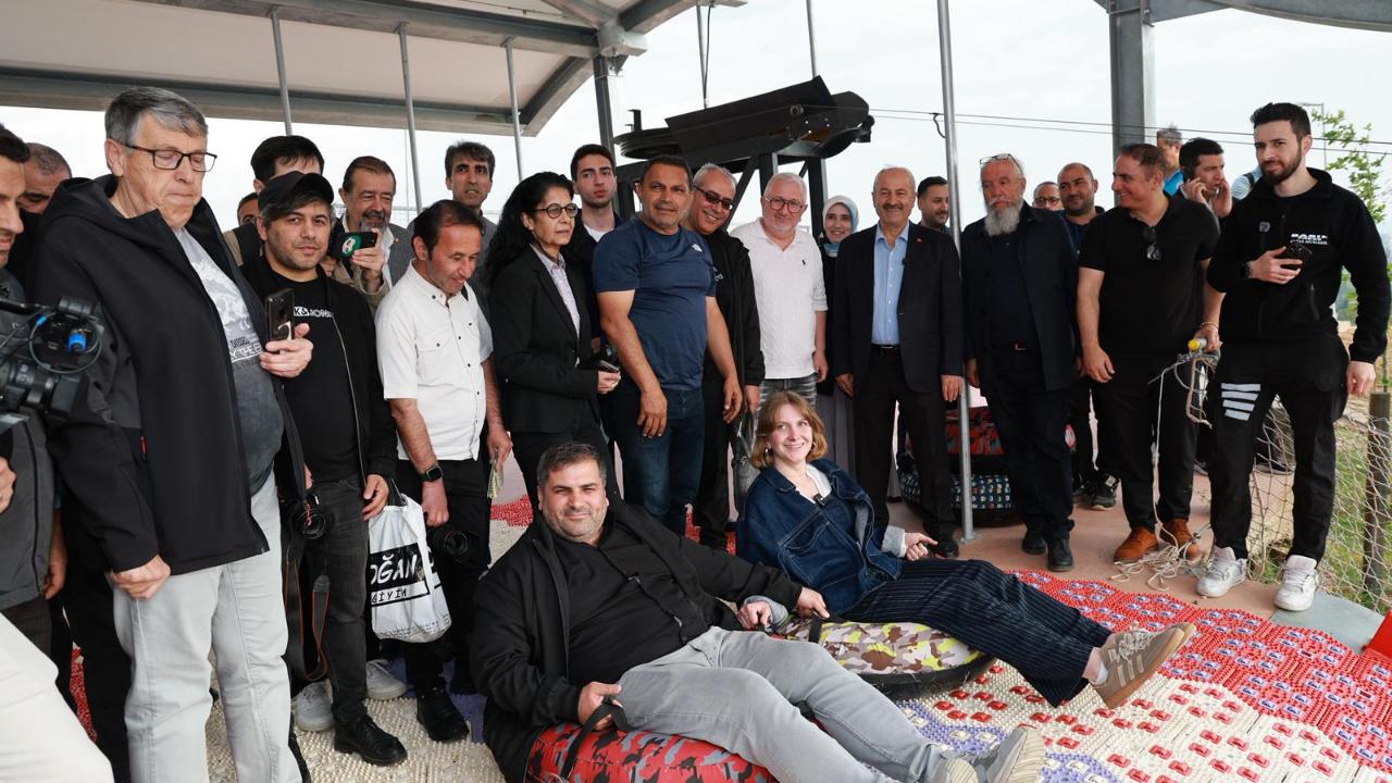 Pelitli Bayraktepe Mesire Alanı, basın mensuplarına tanıtıldı