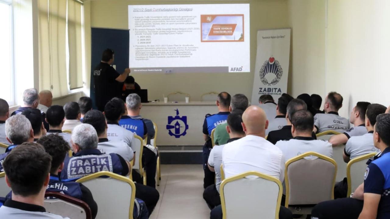 Büyükşehir Zabıtası’na olay yeri yönetimi eğitimi