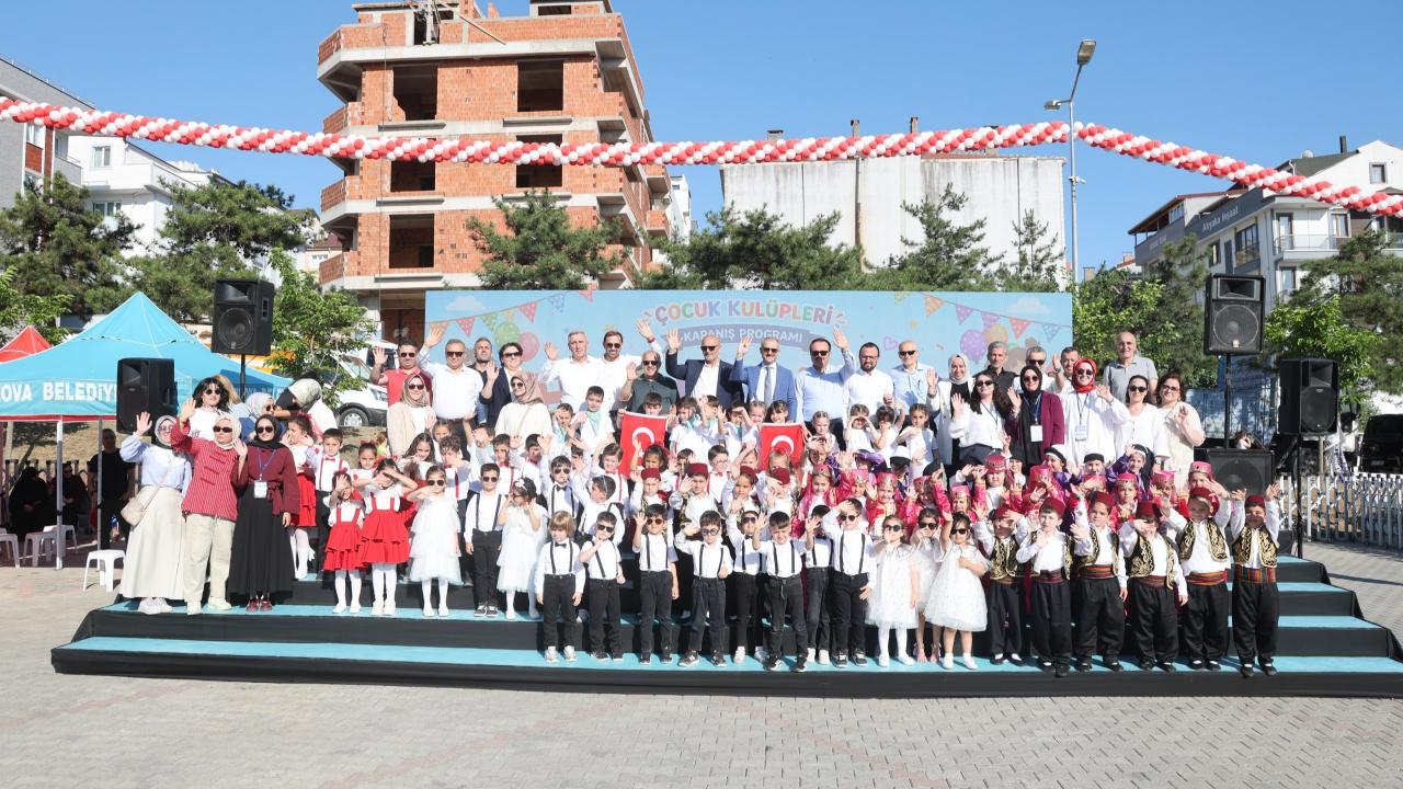 Çayırova Belediyesi Çocuk Kulüpleri’ne renkli kapanış