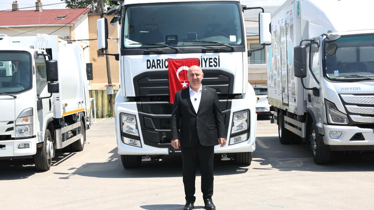Darıca’nın hizmet ordusuna 5 yeni araç