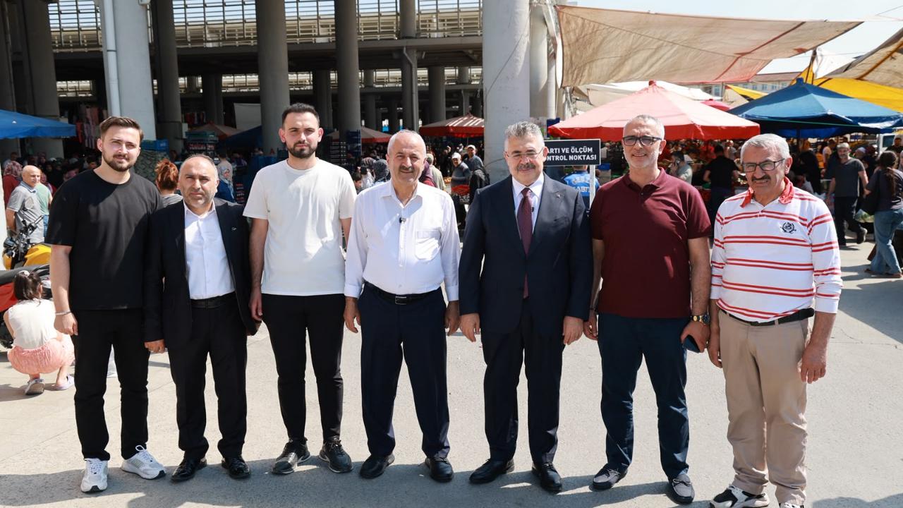 Mevlana Kapalı Pazar Yeri’nde Esnaf ve Vatandaşla Gönül Buluşması
