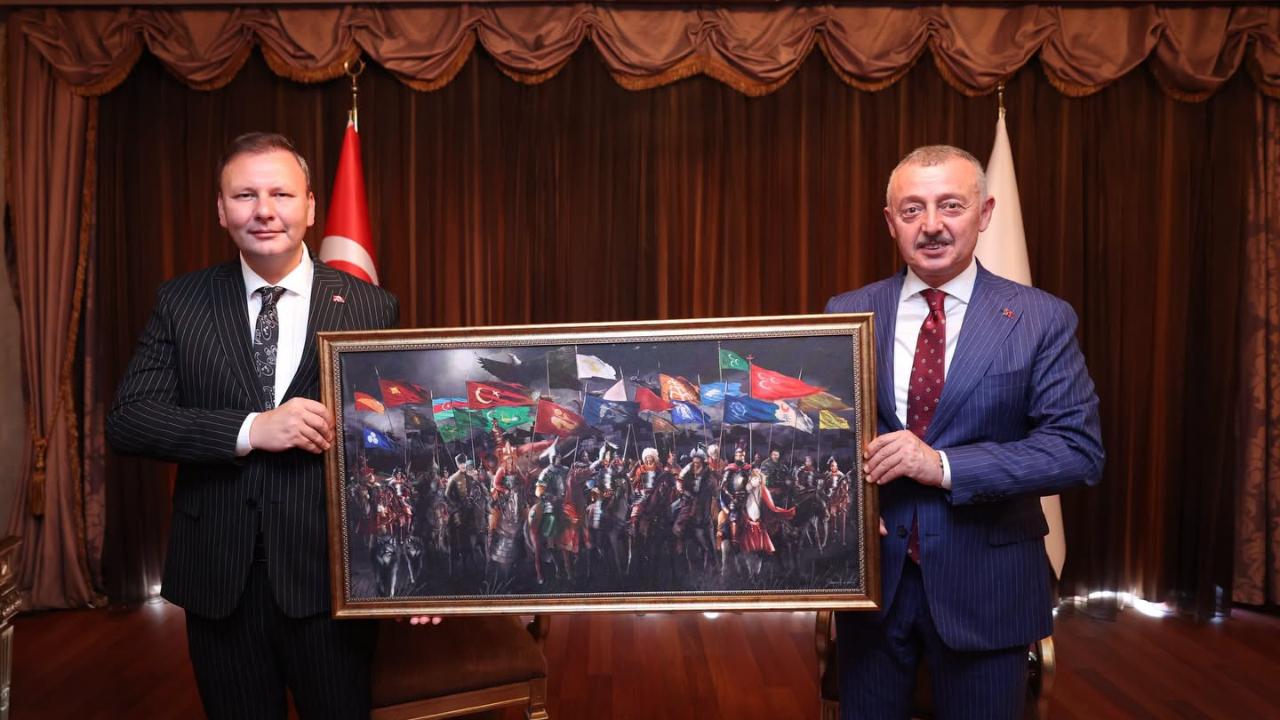 MHP İl Başkanı Enes Emengen, Büyükakın’ı ziyaret etti