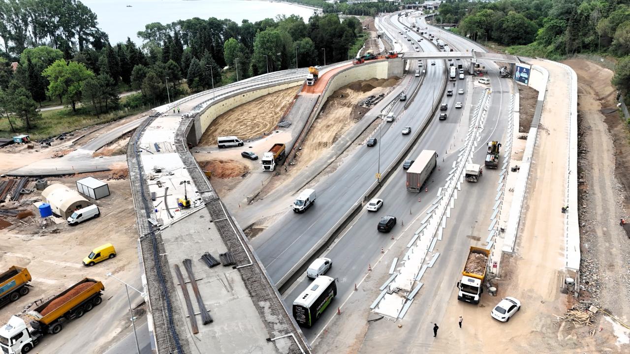 Trafiğin yükünü alacak yatırımda ilerleme oranı yüzde 82