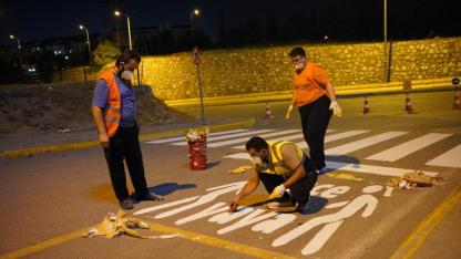 450 noktada güvenli yaya geçidi hamlesi