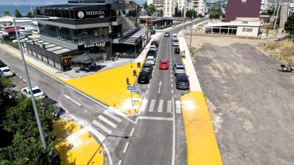 Ara sokaklar tek yön, bisiklet yolu bağımsız