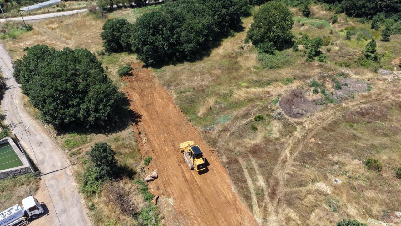 Başkan Büyükgöz İmar Yolu Çalışmalarını Yerinde İnceledi