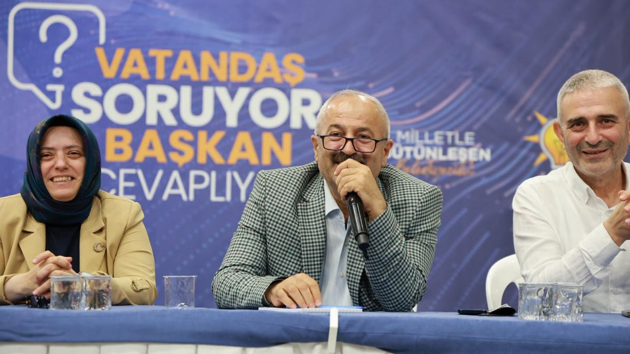 Başkan Büyükgöz, "Vatandaş Soruyor Başkan Cevaplıyor" Programında Tatlıkuyu’daydı