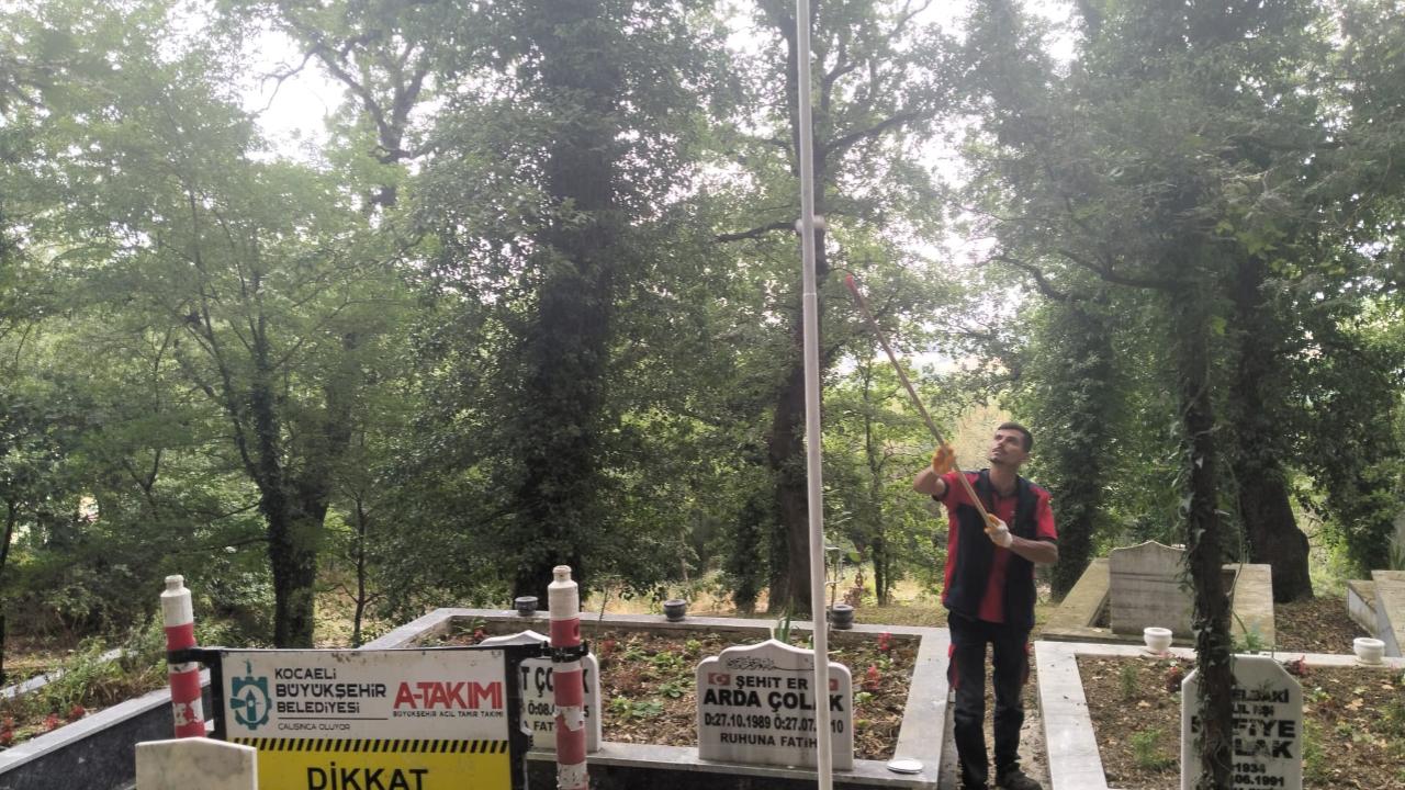Büyükşehir’den Hakkaniye Şehitliği’ne anlamlı dokunuş