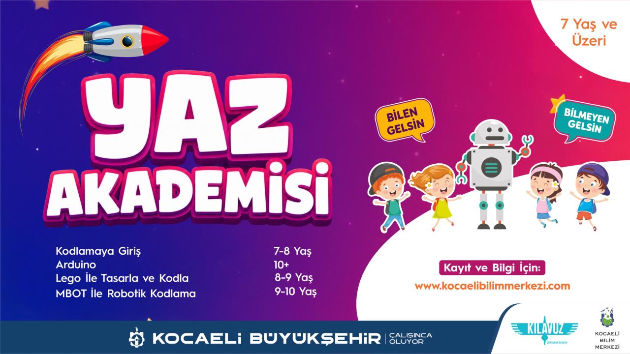 Kocaeli Bilim Merkezi’nde bilim dolu bir yaz