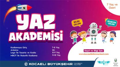 Kocaeli Bilim Merkezi’nde bilim dolu bir yaz