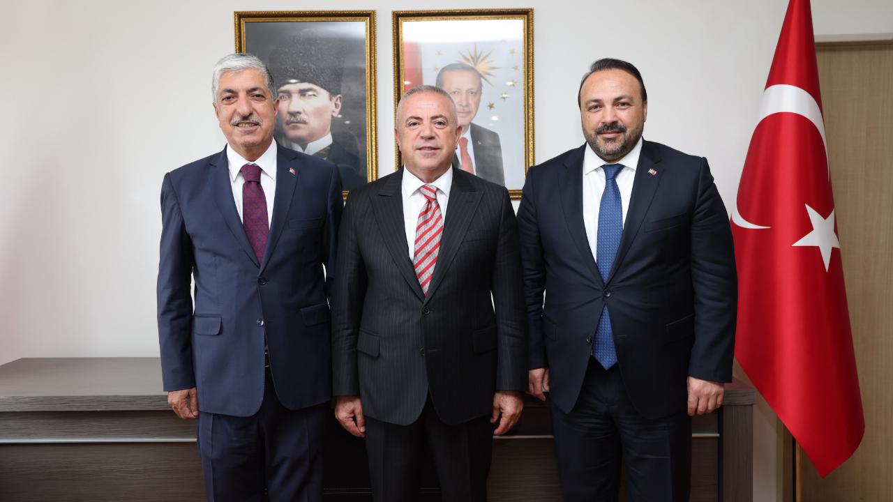 Ömeroğlu ve Yıldırım'dan Kaymakam Çelik'e ziyaret